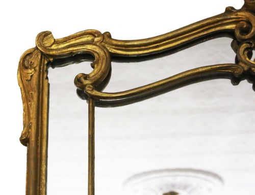 fig 2. Victorian overmantle or wall mirror C1850