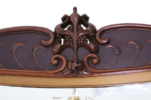 fig 2. Art Nouveau full height wall mirror