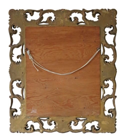 fig 2. 19th Century Italian gilt overmantle or wall mirror