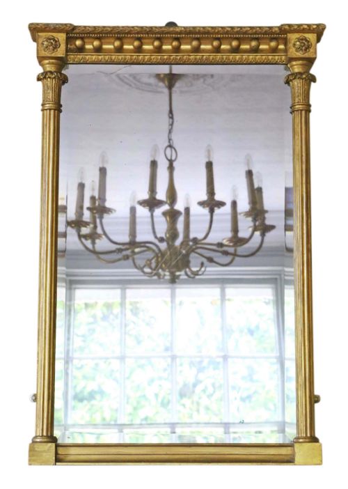 Regency Gilt Pier Wall Mirror