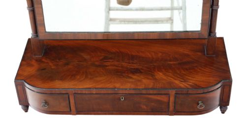 fig 1. Georgian mahogany swing dressing table mirror C1800-20