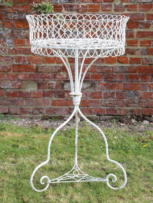 Victorian Classical Orangery Rotating Wirework Planter