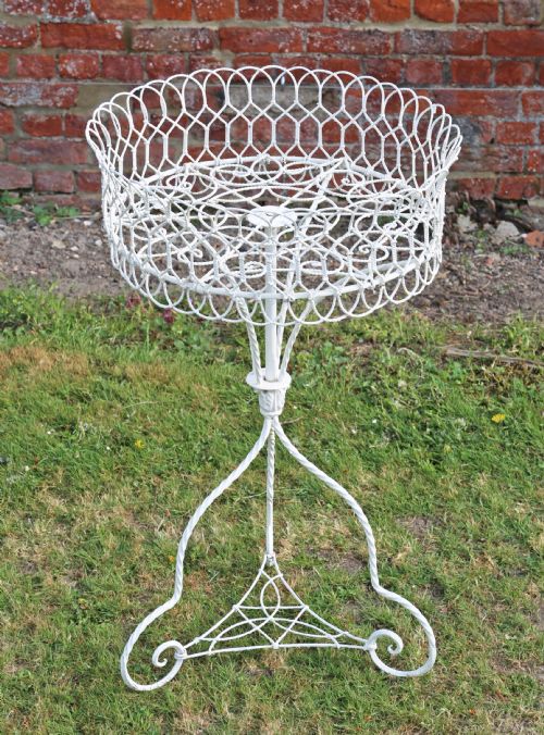fig 1. Victorian classical orangery rotating wirework planter