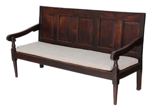 fig 1. Georgian oak settle