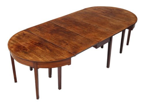 fig 1. Georgian C1800 mahogany dining table
