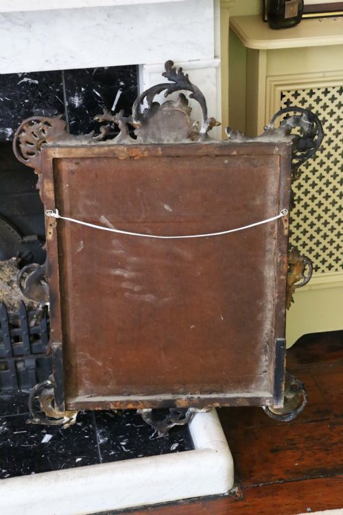 ANTIQUE LARGE FINE QUALITY EARLY 19TH CENTURY GILT OVERMANTLE OR WALL MIRROR - ADDITIONAL PHOTO 8