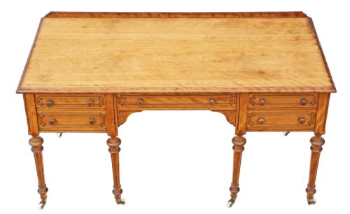 fig 2. Victorian satin birch desk