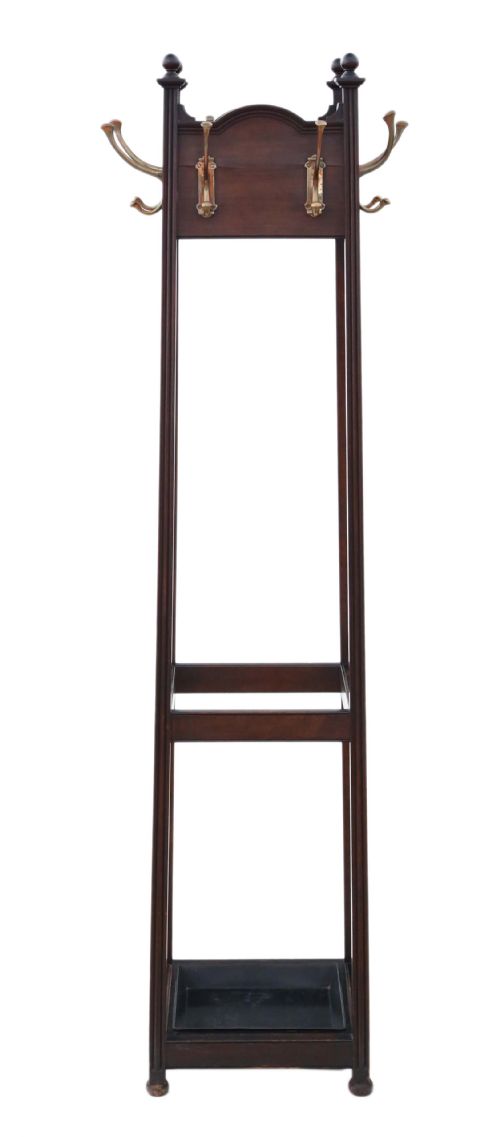 Mahogany Victorian Coat Hat Stick Umbrella Stand
