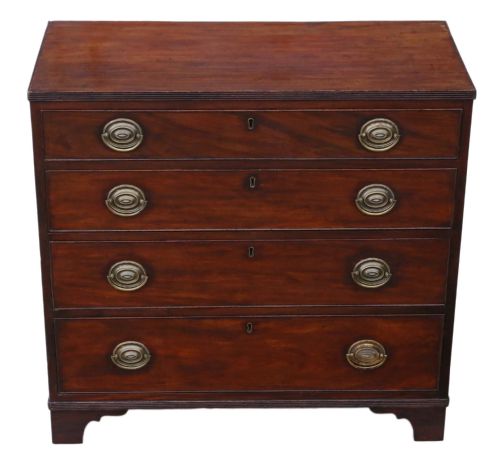 fig 1. Georgian mahogany bachelor's chest of drawers