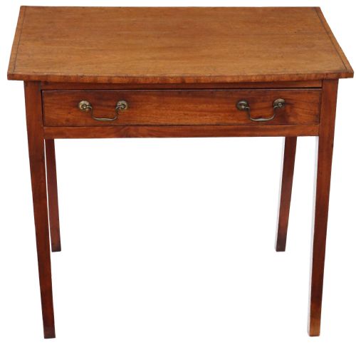 Georgian C1800 Crossbanded Mahogany Writing Table