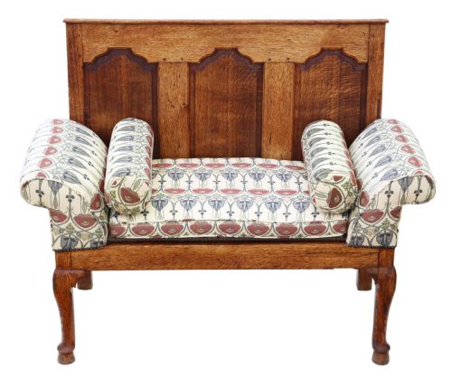 Georgian Oak Settle Bench