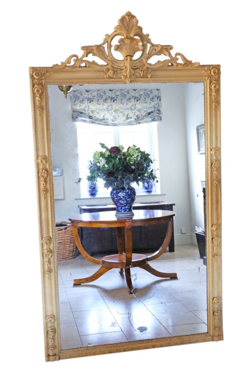 Floral Full Height Wall Floor Mirror