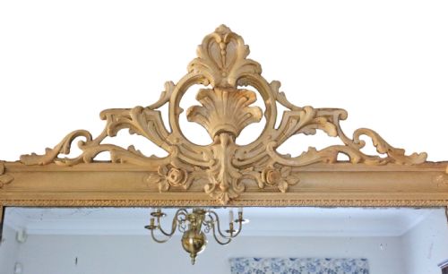 fig 1. Floral full height wall floor mirror