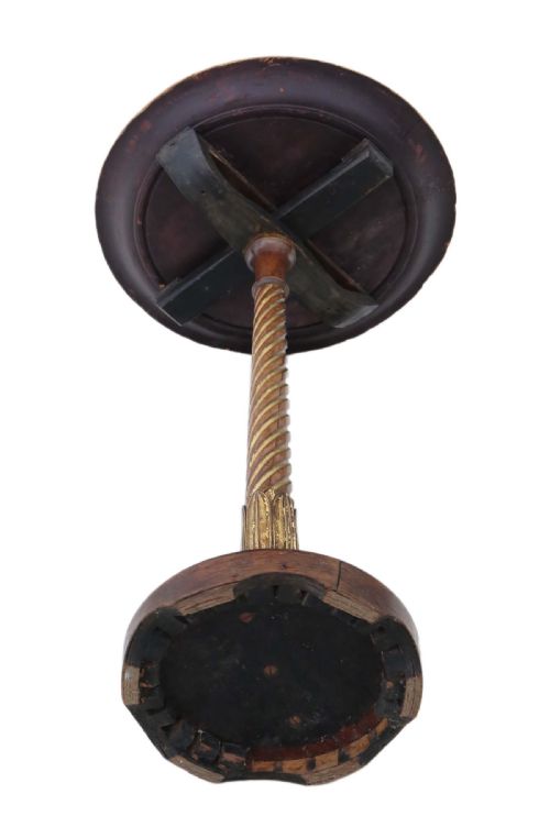 fig 1. Gilt and walnut decorated wine or side table