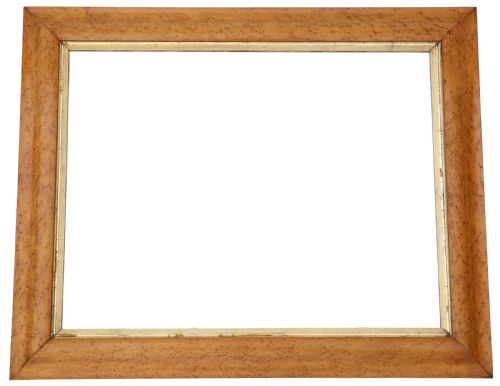 Victorian C1880 Bird's Eye Maple Overmantle or Wall Mirror
