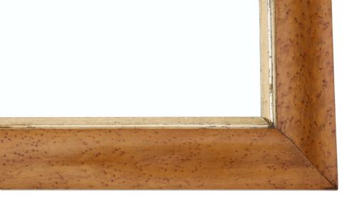 fig 1. Victorian C1880 bird's eye maple overmantle or wall mirror 