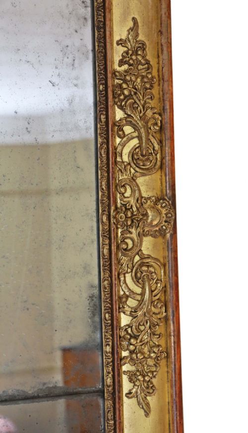 fig 1. Georgian gilt overmantle wall mirror C1800