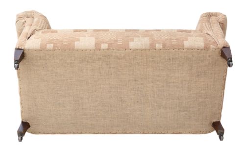 SMALL VICTORIAN CHESTERFIELD DROPARM SOFA - ADDITIONAL PHOTO 11