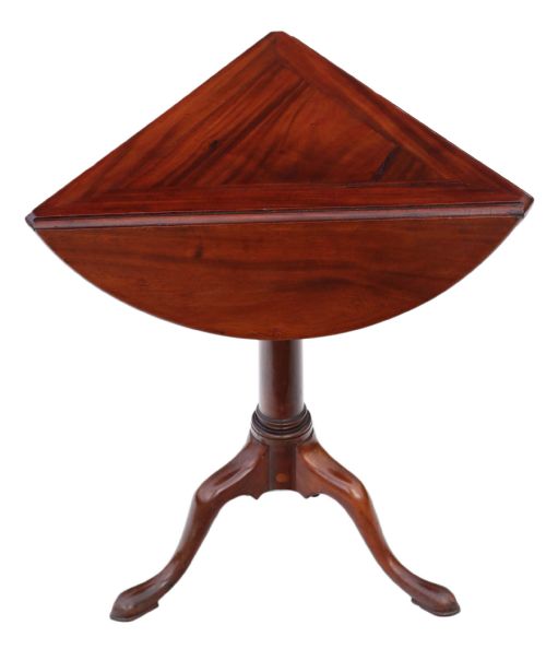 fig 2. Georgian mahogany folding wine table