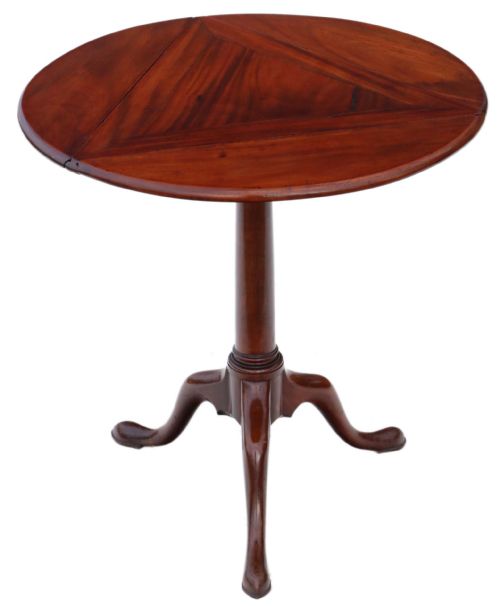 Georgian Mahogany Folding Wine Table