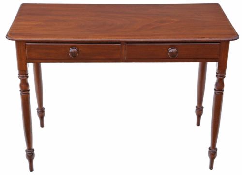 Victorian Mahogany Writing Table Desk Dressing
