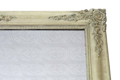 fig 1. 19th Century painted overmantle wall mirror