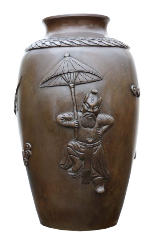 Japanese Meiji Period Bronze Vase