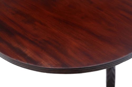 REGENCY C1825 CUBAN MAHOGANY DROP LEAF DINING TABLE - ADDITIONAL PHOTO 11