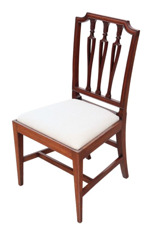 fig 1. 19th Century mahogany dining bedroom, hall chair