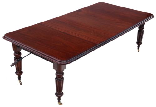 Victorian Mahogany Windout Extending Dining Table
