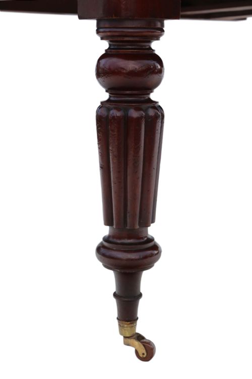 fig 2. Victorian mahogany windout extending dining table
