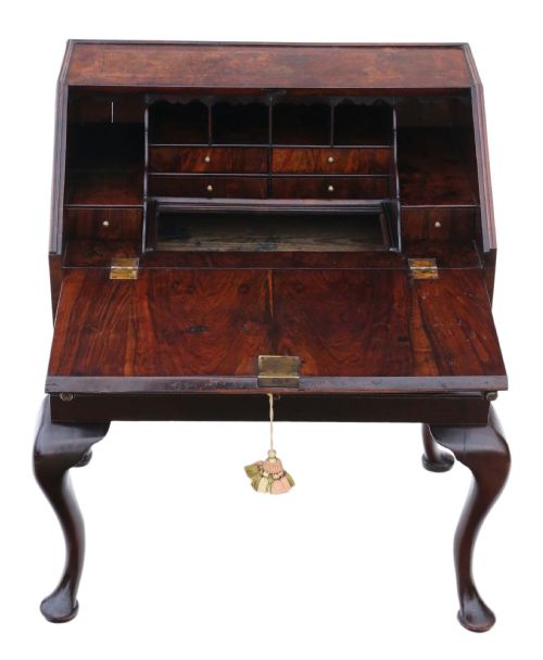 fig 1. Georgian burr walnut bureau
