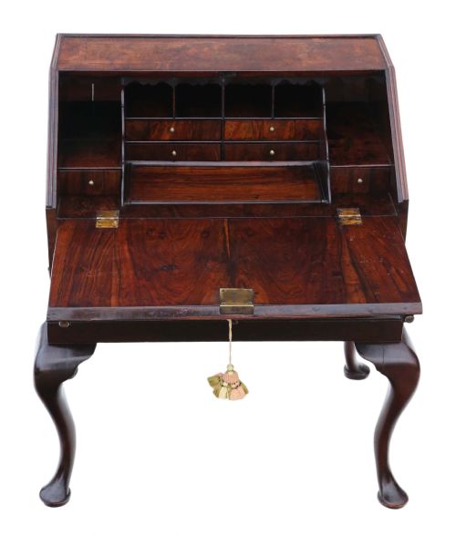 fig 2. Georgian burr walnut bureau