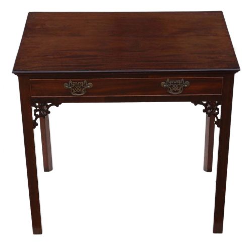 Georgian C1800 Cuban Mahogany Writing Side Table
