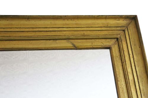 fig 1. 19th Century large gilt overmantle wall mirror