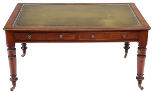 Victorian Mahogany Partners' Writing Desk