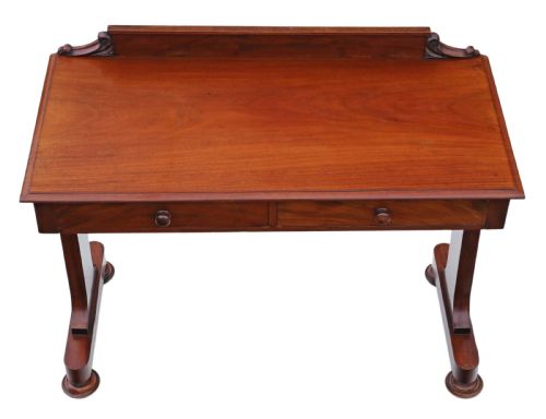 fig 1. Victorian mahogany writing desk