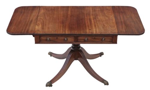 fig 1. Regency mahogany sofa table