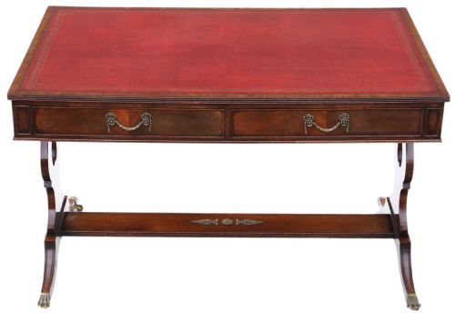 Flame Mahogany Writing Table