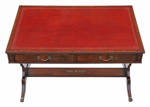 fig 1. Flame mahogany writing table