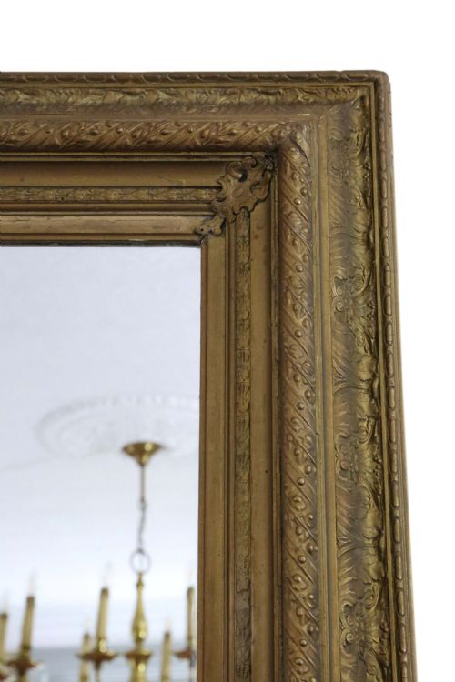 fig 1. Large 19th Century gilt wall mirror