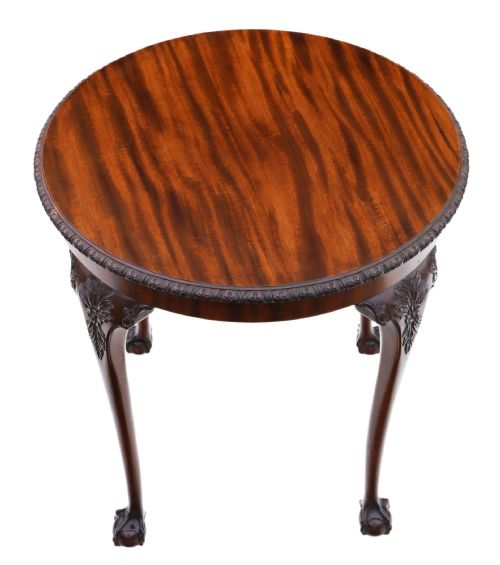 fig 1. Mahogany circular centre table