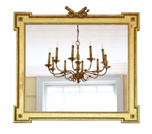 Large Gilt 19th Century Overmantle Mirror