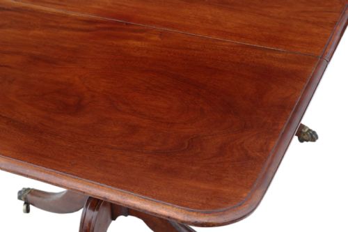 fig 2. Georgian mahogany extending pedestal dining table