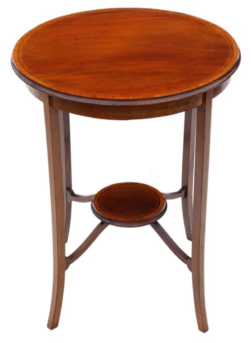 Edwardian Inlaid Mahogany Circular Table