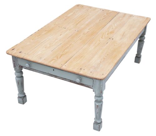 fig 1. Pine scrub top kitchen table
