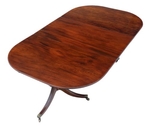 fig 1. Regency mahogany extending dining table