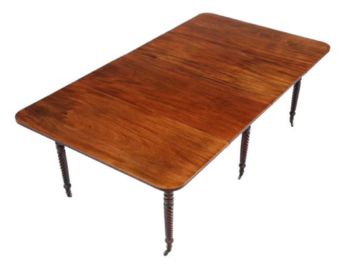 fig 1. Mahogany extending dining table