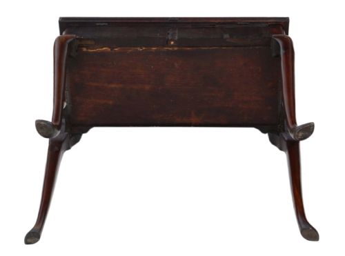 GEORGIAN INLAID MAHOGANY FOLDING CARD TABLE - ADDITIONAL PHOTO 9
