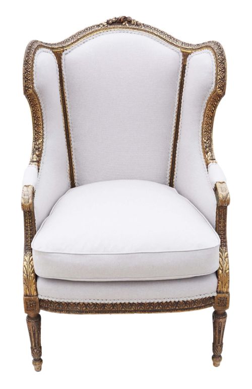 Gilt 19th Century Armchair